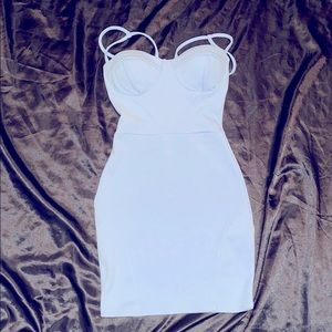 Blue bodycon dress